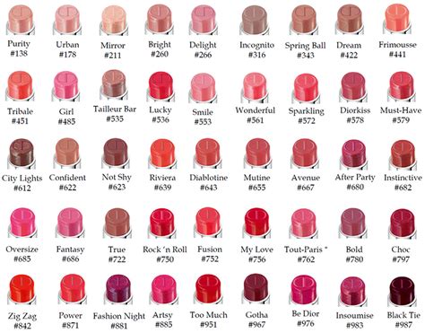 christian dior lipstick shades